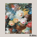 Heirloom Quality Floral Oil w/ Ornate Gold Frame Signed by T. Crowell