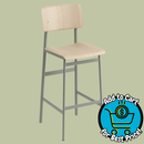Muuto Nerd Loft Barstool Dusty Green