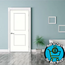 RELIABILT 24" x 80" Hollow core 2-panel square Left hand  Single Prehung Interior Door