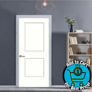 RELIABILT 30" x 80" Hollow core 2-panel square Left hand  Single Prehung Interior Door