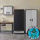 Gladiator 17.8 cu. ft. Upright Rolling Garage Freezer - Black