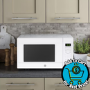 GE 1.6-cu ft 1150-Watt Countertop Microwave -White