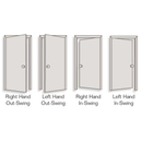 RELIABILT 32"x 80"Steel Left-hand inswing Primed Pre-hung Residential Front Door