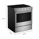 KitchenAid 5.0 Cu. Ft. Smart Slide-in Gas Range with Convection Cooking Modes and 2-in-1 Burner