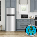 Whirlpool 28" Wide Top-Freezer Refrigerator *DEAL of the Day*