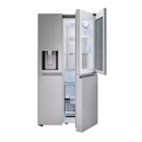 LG 27 cu. ft. Smart Side-By-Side InstaView Door-in-Door Refrigerator with Craft Ice