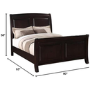 Glory Furniture Ashford Cappuccino King Bed