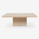 Lulu and Georgia Mars Travertine Coffee Table