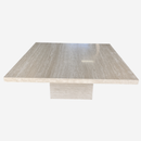 Lulu and Georgia Mars Travertine Coffee Table