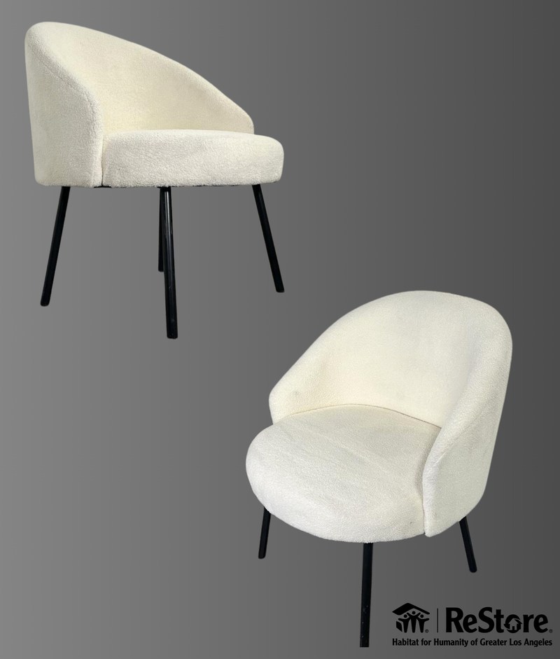 HomePop Modern Sherpa Lounge Chair