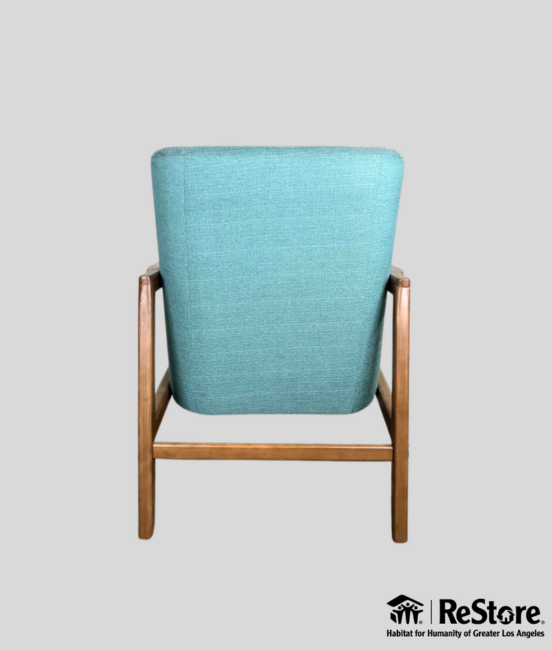 Hudson lounge chair in Ocean Woven by Novogratz