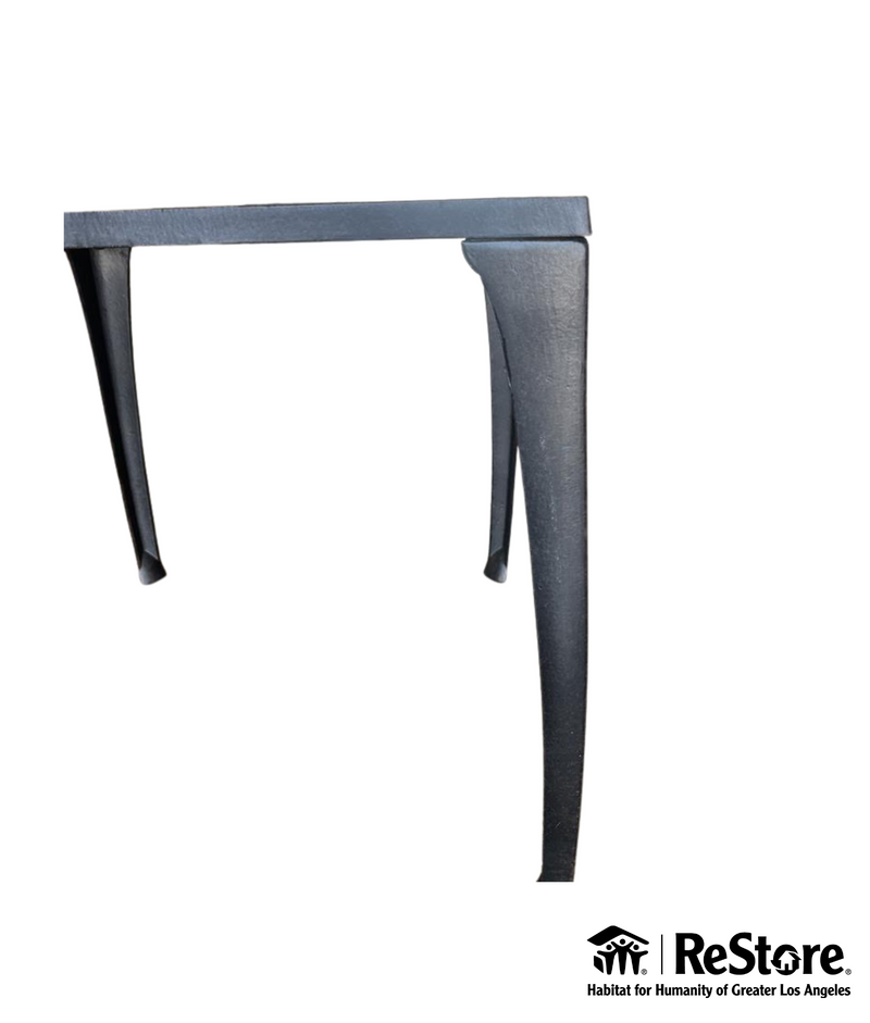 Kata Outdoor Square Cast Aluminum Side Table, Bronze
