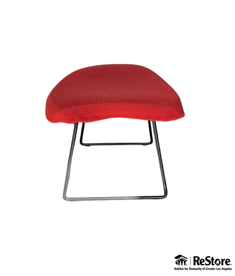 Knoll Bertoia Bird Ottoman Red