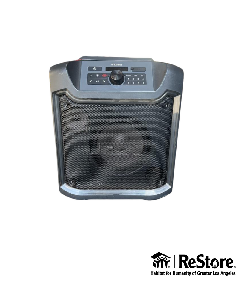 ION Pathfinder Bluetooth Rechargeable Speaker with FM Radio And LED Lighting