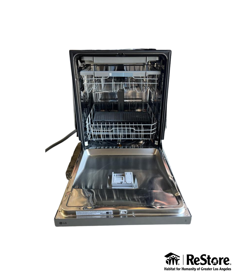 LG 24-in Front Control Built-in Dishwasher ( Print Proof Stainless Steel )