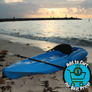 Lifetime Blue Calypso Kayak w/ Backrest and Paddle