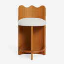 Lulu and Georgia Ripple Counter Stool by Sarah Sherman Samuel