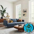 Kinwell 84" Albert Linen Blend Sofa