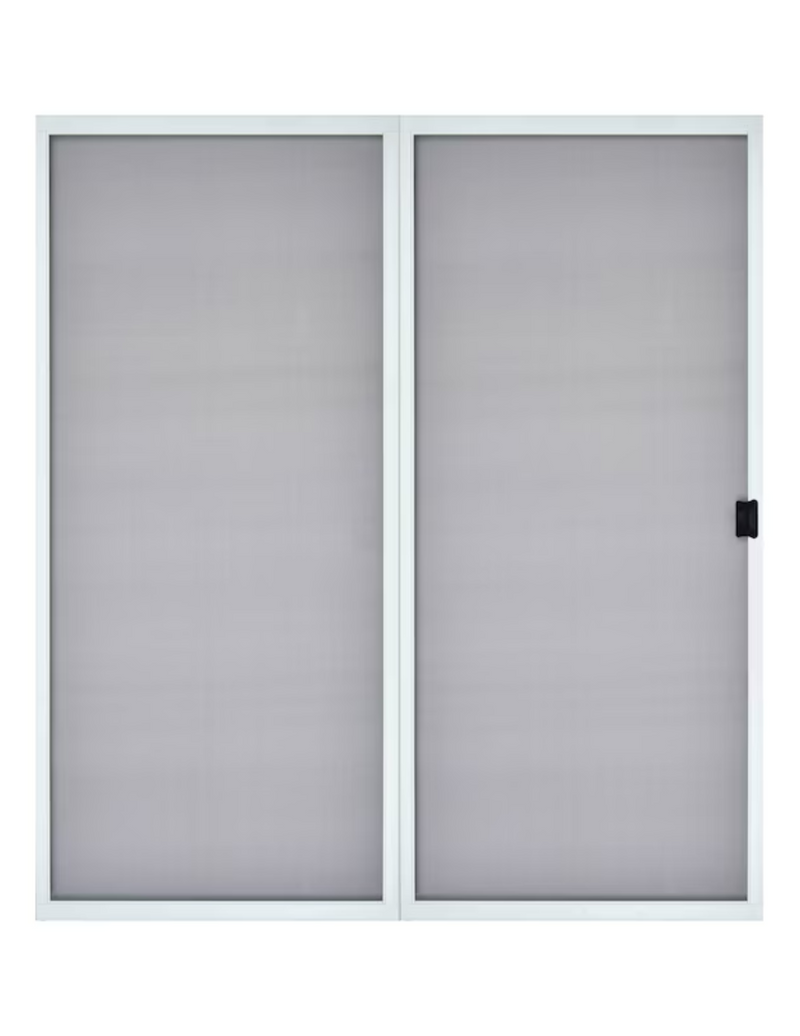 RELIABILT 72-in x 80-in White Aluminum Sliding Patio Screen Door