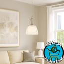 Prestwick Pendant by Chapman & Myers Visual Comfort Polished NIckel