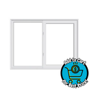 Pella 250 Series Vinyl Sliding Window Right with Screen (White)