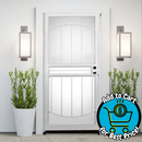 Arbor White Recessed Mount All Season Security Door