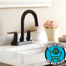 allen + roth Dunmore Matte Black 2 Handle Faucet