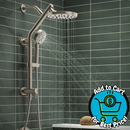 Kohler Hydrorail 3-in-1 Shower System Brushed NIckel