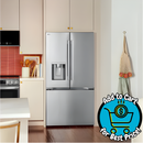 LG Counter-Depth Zero Clearance 23.7-cu ft 3 -Door 36-in Wide with Dual Ice Maker