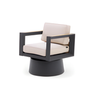 Mirador Outdoor Dining Swivel Captain Chair Set of 2
