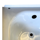 MAAX Pro Steel XD 30" x 60" White Porcelain Enameled Steel Bathtub (Left Drain)