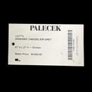 Palecek Miramar Chandelier, Grey