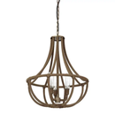 Palecek Yvette 3 Light 24" Wide Empire Outdoor Chandelier