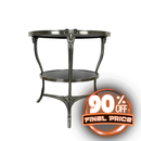 English Colonial Silver Design Side Table
