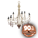 Artisan Rope Wrapped Grand Chandelier 46”
