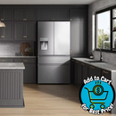 Hisense PureFlat Standard-Depth 25.6-cu ft 4 -Door 36-in Wide with Ice Maker *DEAL of the Day*