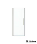 Ove Decors Pasadena 29-3/8"W x 72"H Pivot Frameless Shower Door in Satin Nickel