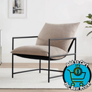 Mainstays Metal Framed Sling Accent Chair, Oatmeal