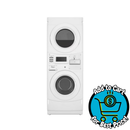 Commercial Electric Stack Washer/Dryer, Coin Equipped