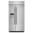 JennAir RISE™ 42" Built-In Side-By-Side Refrigerator with External Ice and Water Dispenser