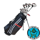 Prosimmon Golf X9 V2 Tall +1 In. Men's Graphite and Steel Golf Club Set and Bag - Stiff Flex