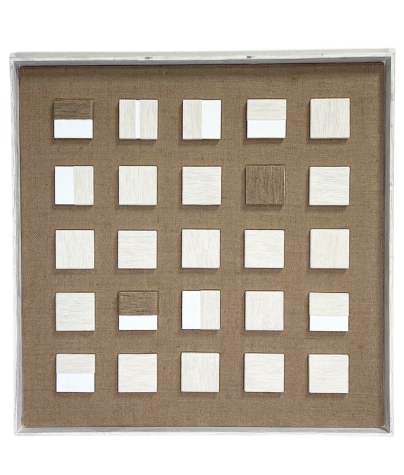Lulu and Georgia Modern Grid Saldo Wall Art by Coup d'Esprit