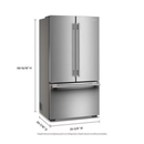 KitchenAid Counter-Depth French Door Refrigerator with Internal Water Dispenser