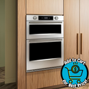 KitchenAid 30 inch Double Electric Wall Oven with Air Fry Steam Cleaning