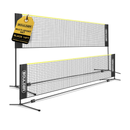 Boulder Portable Net - Foldable/Extendable Poles for Multiple Sports 14' Black/Yellow