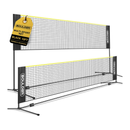 Boulder Portable Net - Foldable/Extendable Poles for Multiple Sports 10' Black/Yellow