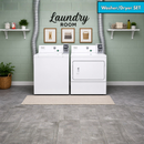 Commercial Coin Operated Top-Load Washer & Whirlpool 7.4 cu. ft. 120-Volt White Commercial Gas Vented Dryer Set