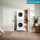 Whirlpool Front Load Washer and Gas Dryer White Stackable