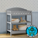 Delta Children Wilmington Changing Table - Gray