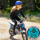 Razor Dirt Rocket MX350 - Black with Decals, up to 14 mph, 24V Electric Dirt Bike